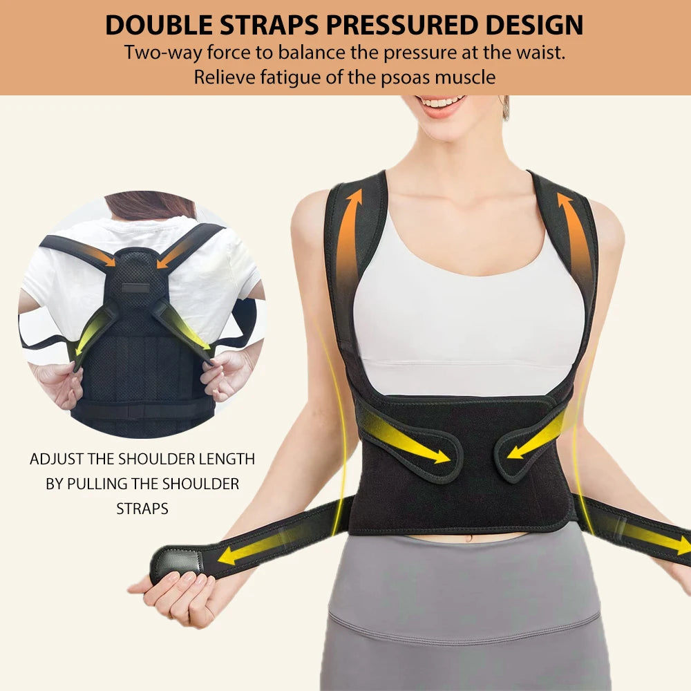 Back Brace and Posture Corrector