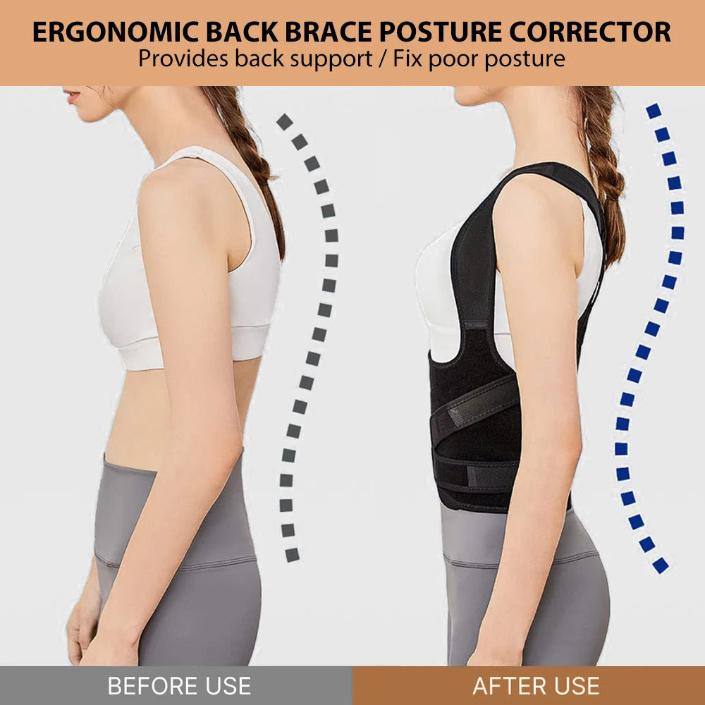 Back Brace and Posture Corrector