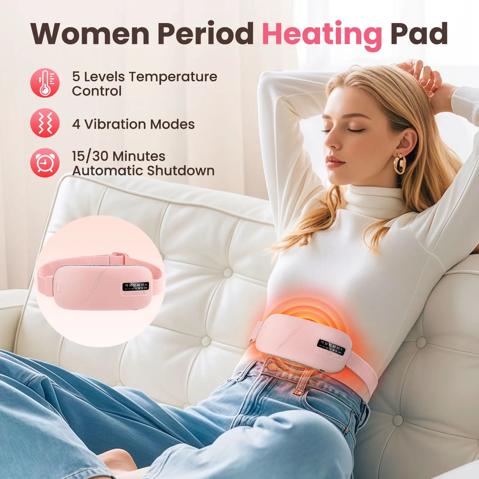 Smart Heating Belt for Period Pain Relief