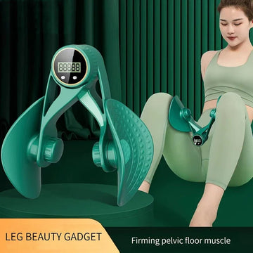 Multifunctional Leg Beauty Device Pelvic Floor Muscle Training Postpartum Repair Leg Clamp Countable Trainer Fitness Device