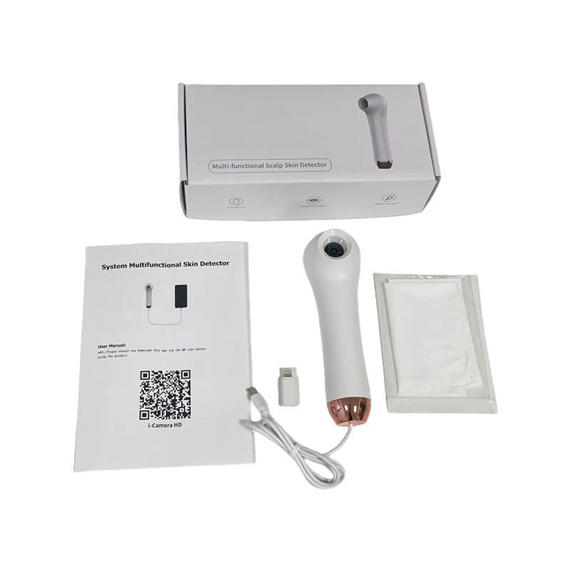 2025 HD Skin & Scalp Analyzer – Hair Follicle Detector with APP View (Non-Rechargeable)