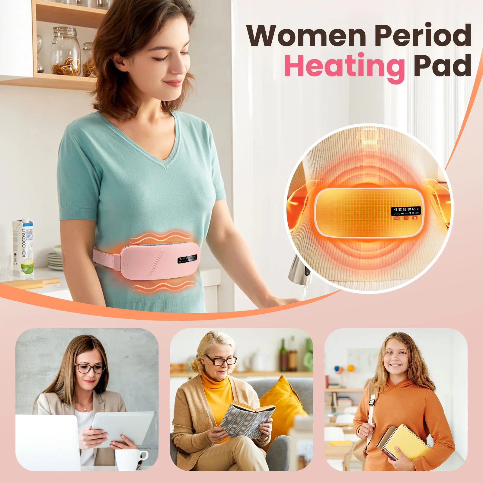 Smart Heating Belt for Period Pain Relief