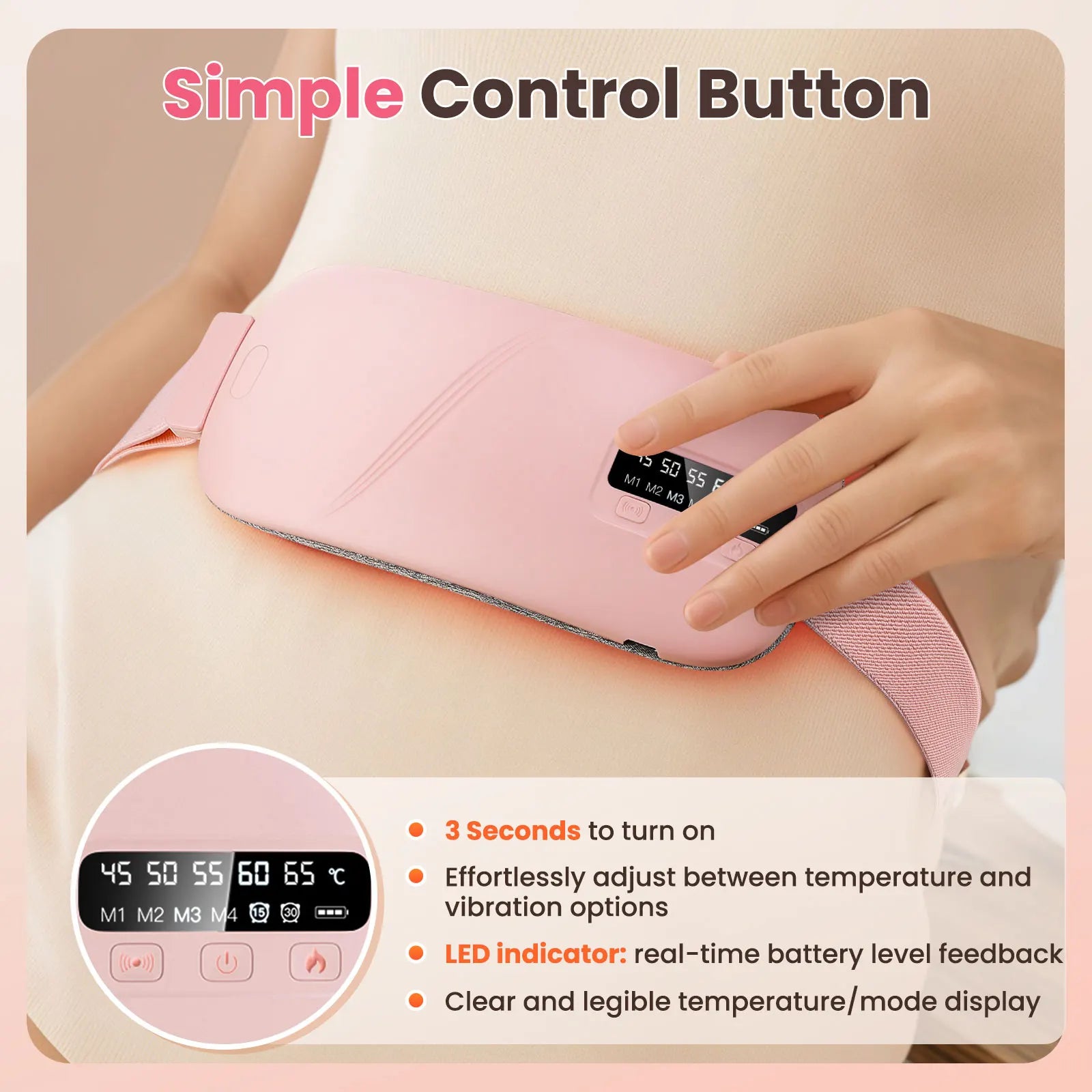 Smart Heating Belt for Period Pain Relief